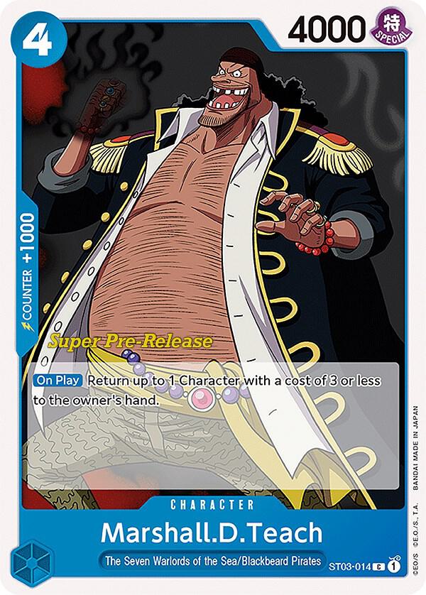 Marshall.D.Teach (ST03-014) [Super Pre-Release Starter Deck 3: The Seven Warlords of the Sea] | Jack's On Queen