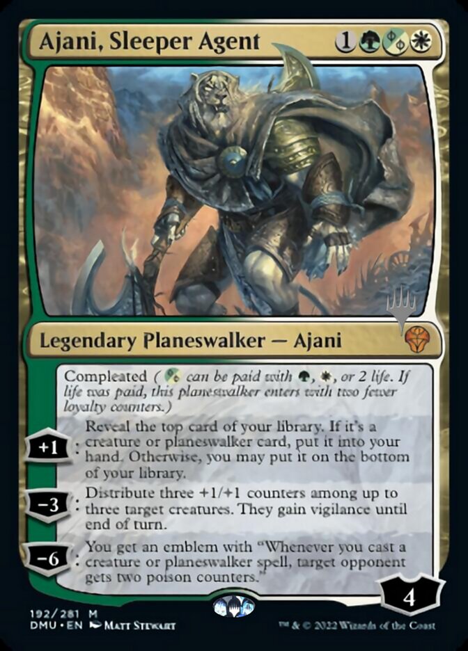 Ajani, Sleeper Agent (Promo Pack) [Dominaria United Promos] | Jack's On Queen