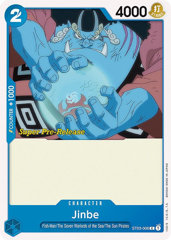 Jinbe (ST03-006) [Super Pre-Release Starter Deck 3: The Seven Warlords of the Sea] | Jack's On Queen