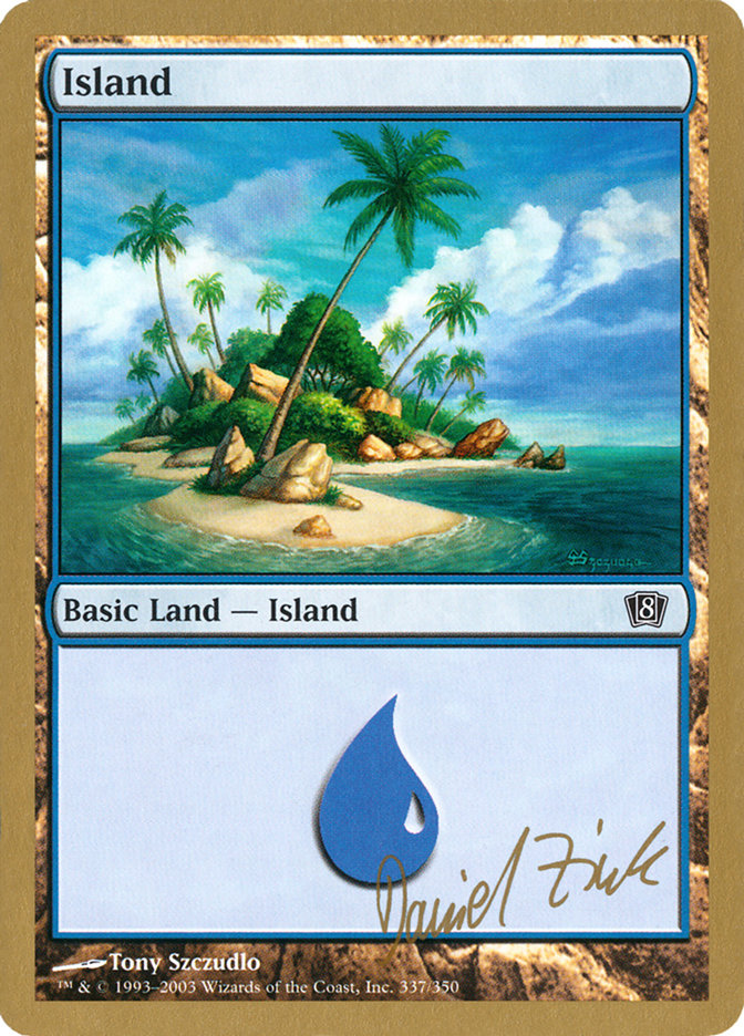 Island (dz337) (Daniel Zink) [World Championship Decks 2003] | Jack's On Queen