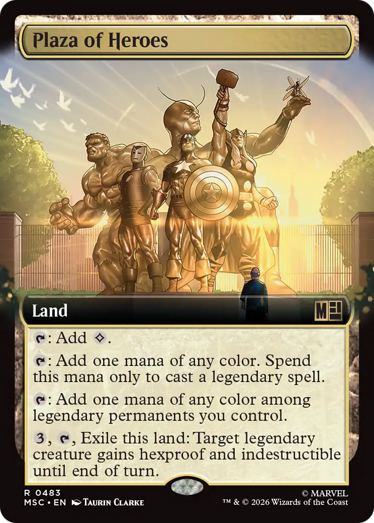 Plaza of Heroes (Extended Art) [Marvel Super Heroes Commander] | Jack's On Queen