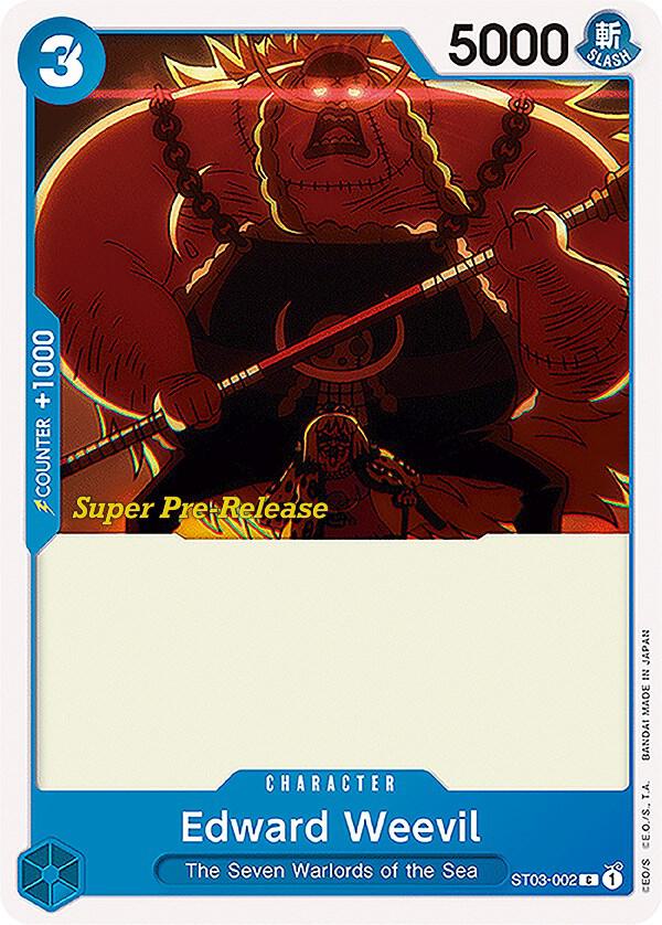 Edward Weevil (ST03-002) [Super Pre-Release Starter Deck 3: The Seven Warlords of the Sea] | Jack's On Queen