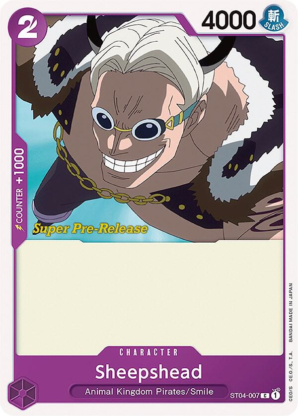 Sheepshead (ST04-007) [Super Pre-Release Starter Deck 4: Animal Kingdom Pirates] | Jack's On Queen