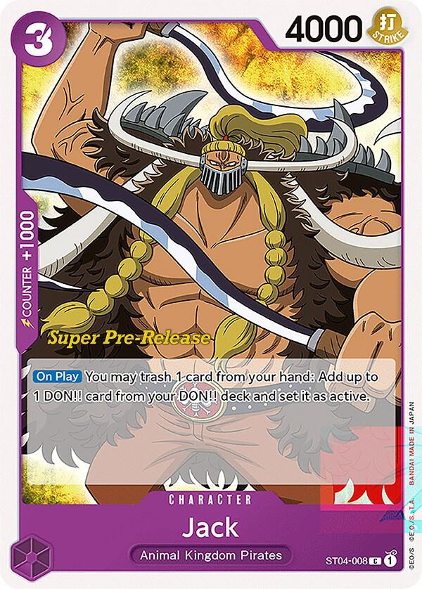Jack (ST04-008) [Super Pre-Release Starter Deck 4: Animal Kingdom Pirates] | Jack's On Queen