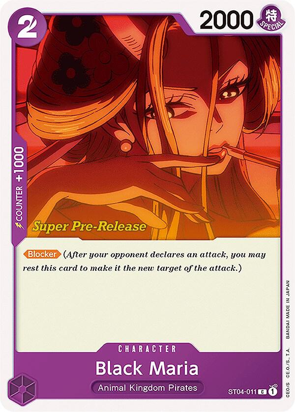 Black Maria (ST04-011) [Super Pre-Release Starter Deck 4: Animal Kingdom Pirates] | Jack's On Queen