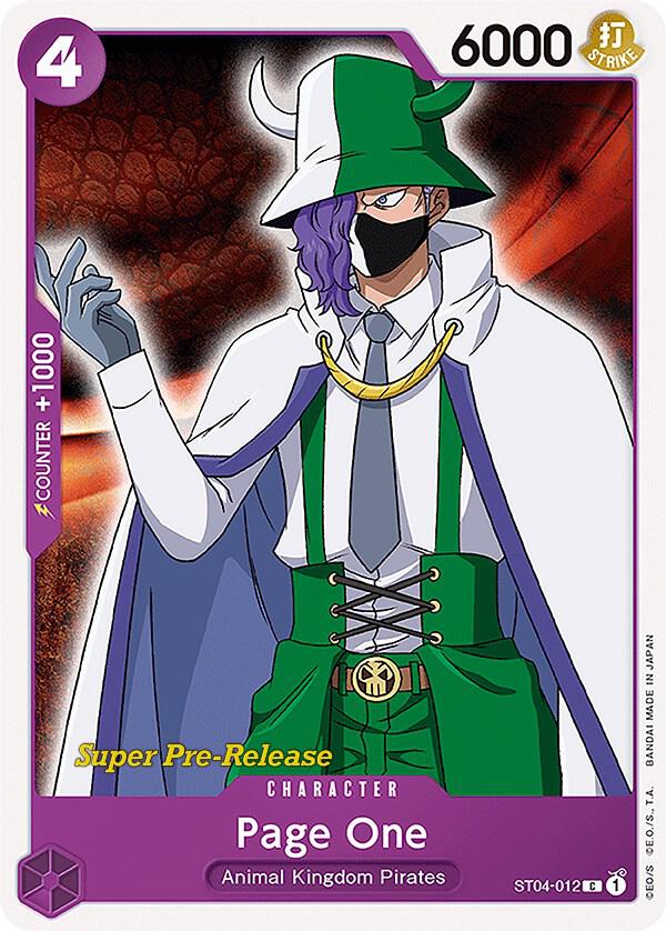 Page One (ST04-012) [Super Pre-Release Starter Deck 4: Animal Kingdom Pirates] | Jack's On Queen