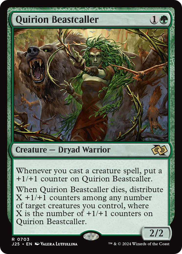 Quirion Beastcaller [Foundations Jumpstart] | Jack's On Queen