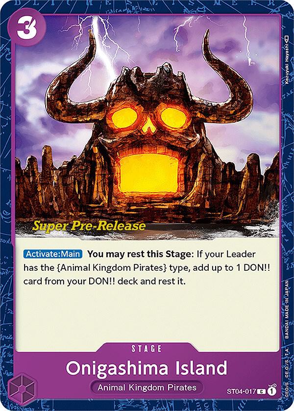 Onigashima Island (ST04-017) [Super Pre-Release Starter Deck 4: Animal Kingdom Pirates] | Jack's On Queen