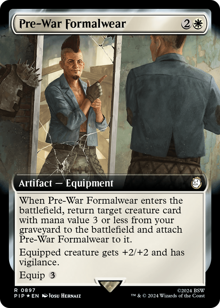 Pre-War Formalwear (Extended Art) (Surge Foil) [Fallout] | Jack's On Queen