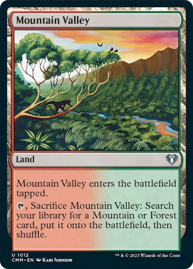 Mountain Valley [Commander Masters] | Jack's On Queen