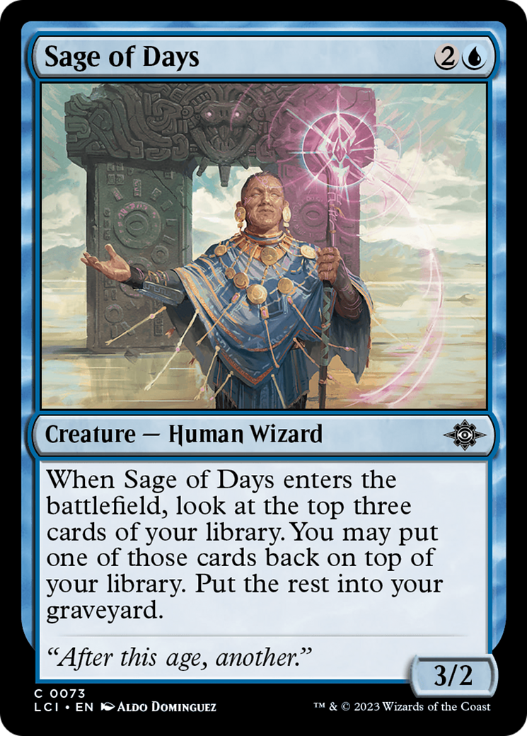 Sage of Days [The Lost Caverns of Ixalan] | Jack's On Queen