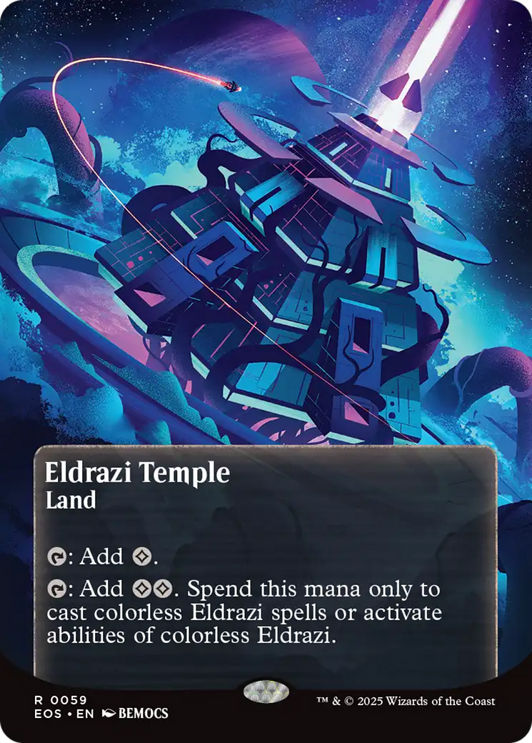 Eldrazi Temple (0059) (Borderless) [Edge of Eternities: Stellar Sights] | Jack's On Queen