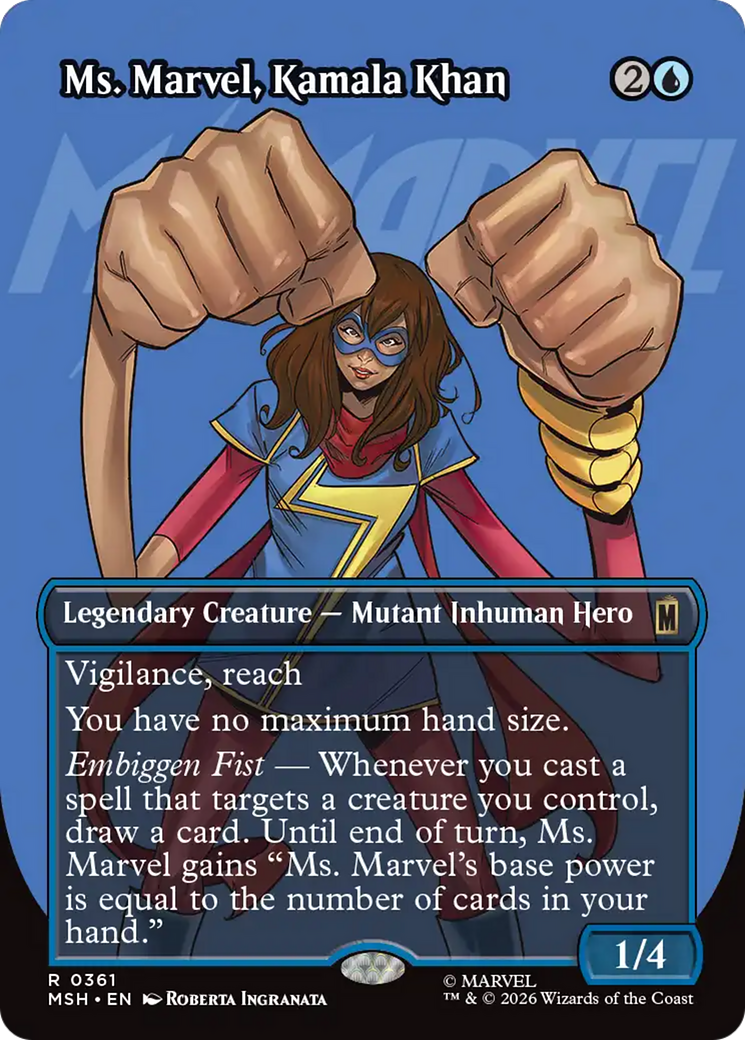 Ms. Marvel, Kamala Khan (Borderless) [Marvel Super Heroes] | Jack's On Queen