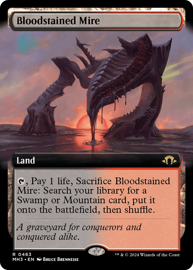 Bloodstained Mire (Extended Art) [Modern Horizons 3] | Jack's On Queen