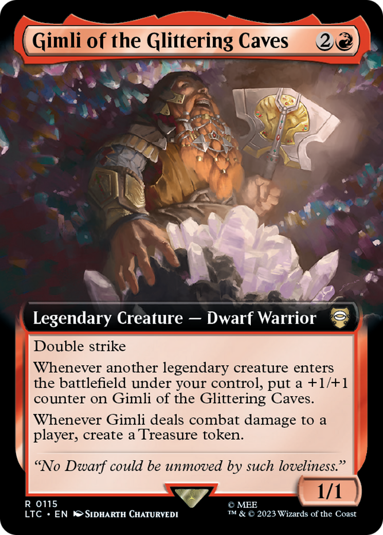 Gimli of the Glittering Caves (Extended Art) [The Lord of the Rings: Tales of Middle-Earth Commander] | Jack's On Queen
