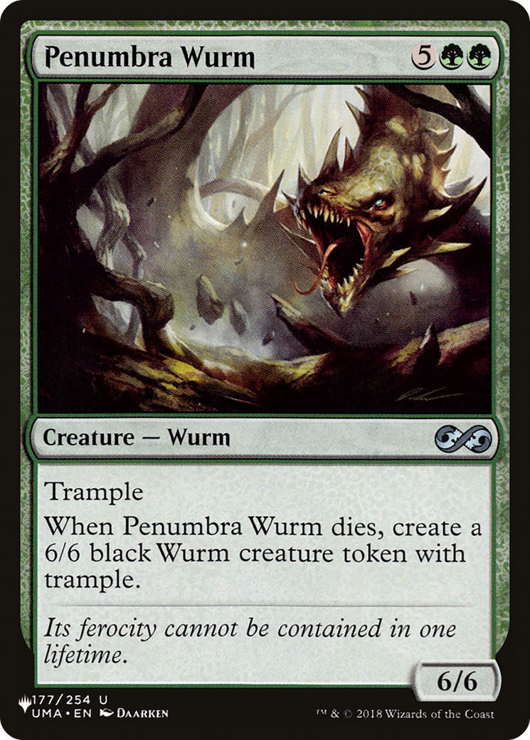 Penumbra Wurm [The List] | Jack's On Queen