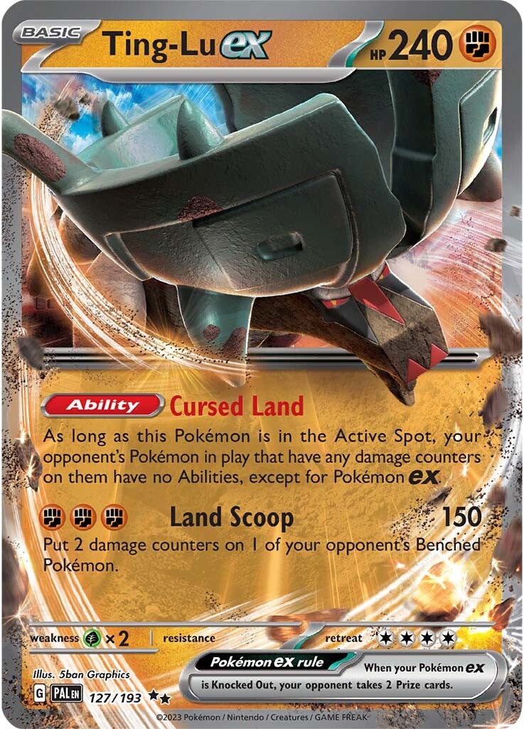 Ting-Lu ex (127/193) [Scarlet & Violet: Paldea Evolved] | Jack's On Queen