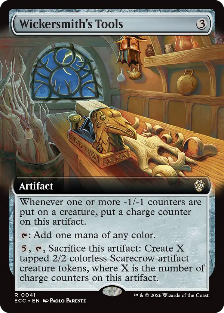 Wickersmith's Tools (Extended Art) [Lorwyn Eclipsed Commander] | Jack's On Queen