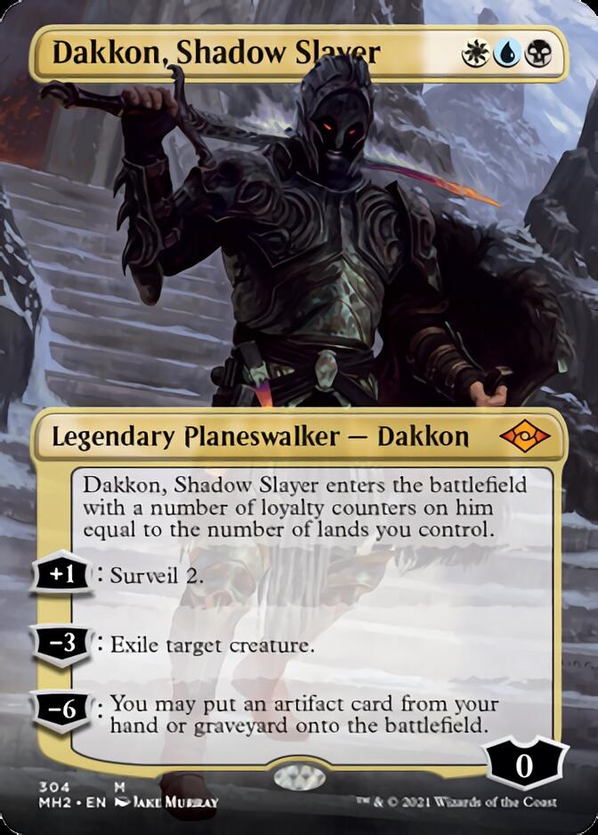 Dakkon, Shadow Slayer (Borderless) [Modern Horizons 2] | Jack's On Queen