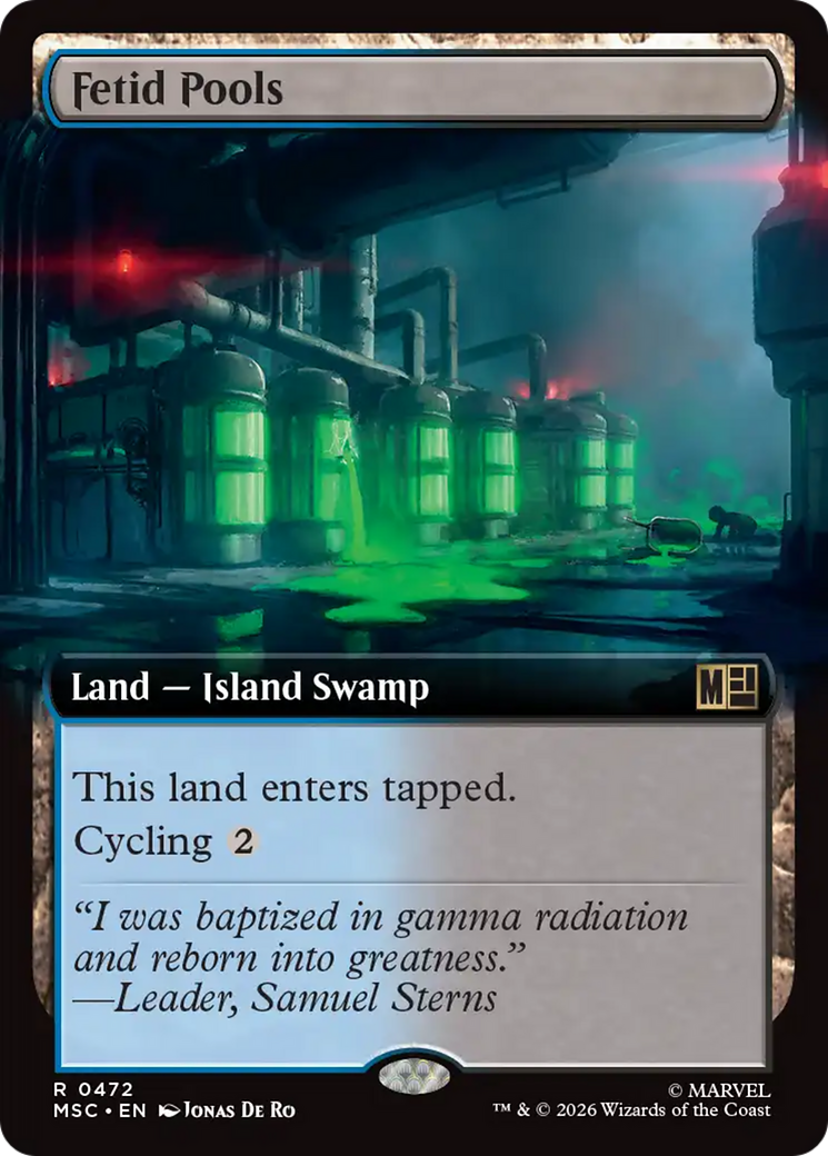 Fetid Pools (Extended Art) [Marvel Super Heroes Commander] | Jack's On Queen