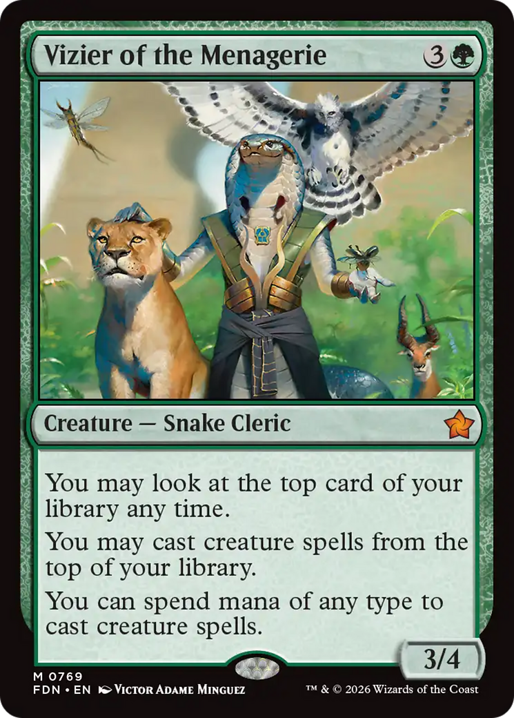 Vizier of the Menagerie (0769) [Foundations] | Jack's On Queen
