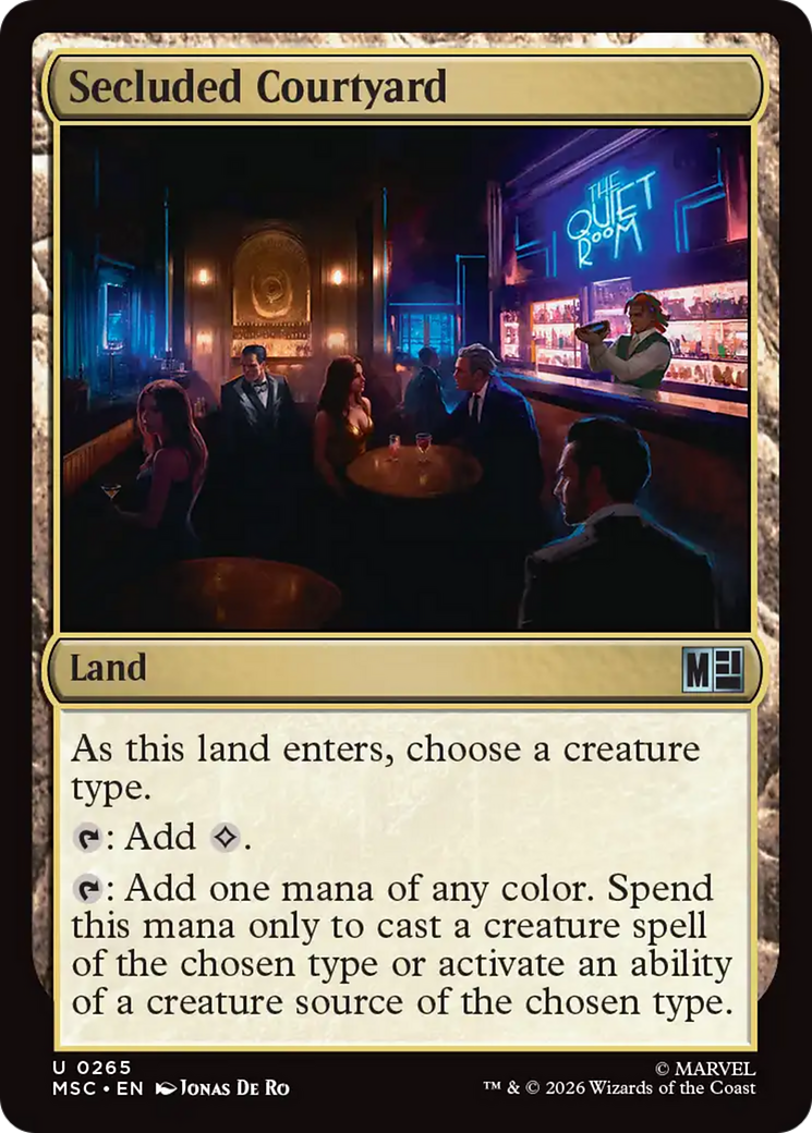 Secluded Courtyard [Marvel Super Heroes Commander] | Jack's On Queen