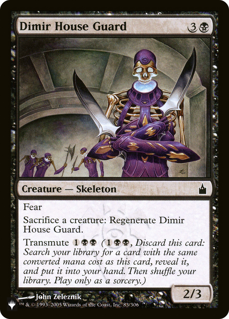 Dimir House Guard [The List Reprints] | Jack's On Queen