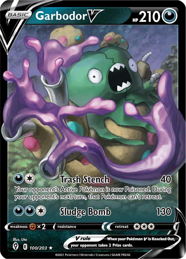 Garbodor V (100/203) [Sword & Shield: Evolving Skies] | Jack's On Queen