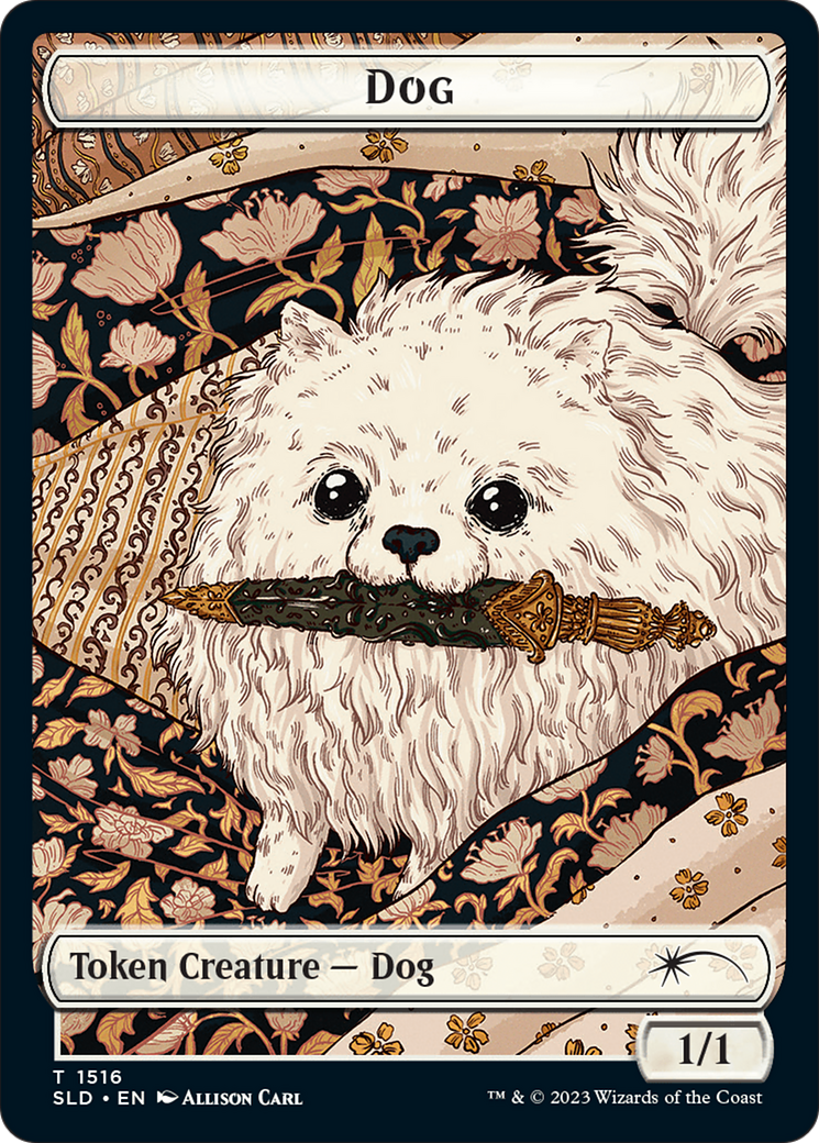 Dog // Cat Double-Sided Token [Secret Lair Commander Deck: Raining Cats and Dogs Tokens] | Jack's On Queen