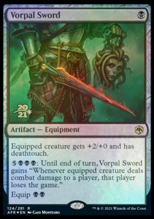 Vorpal Sword [Dungeons & Dragons: Adventures in the Forgotten Realms Prerelease Promos] | Jack's On Queen