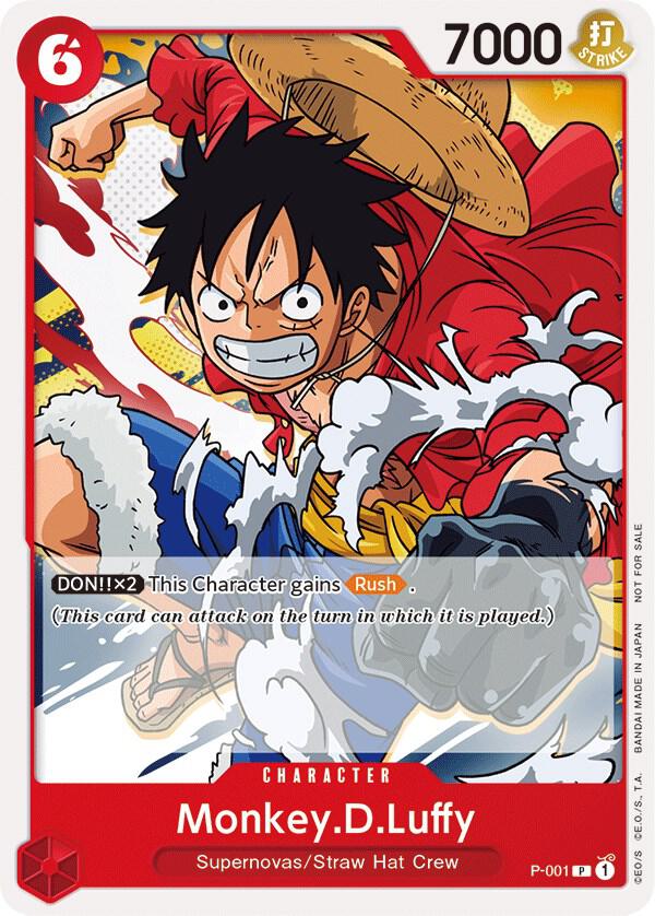 Monkey.D.Luffy (Super Pre-Release) [Participant] (P-001) [One Piece Promotion Cards] | Jack's On Queen