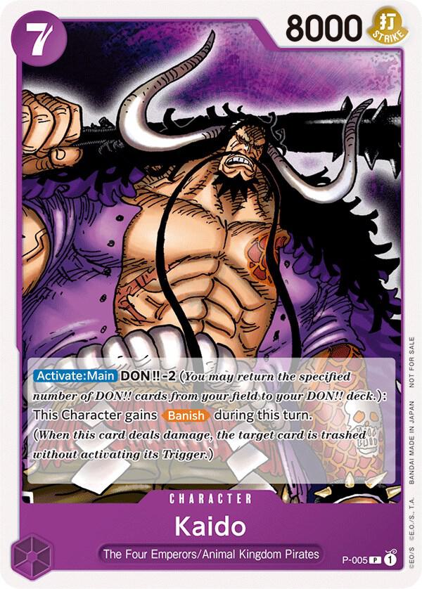Kaido (Promotion Pack 2022) (P-005) [One Piece Promotion Cards] | Jack's On Queen