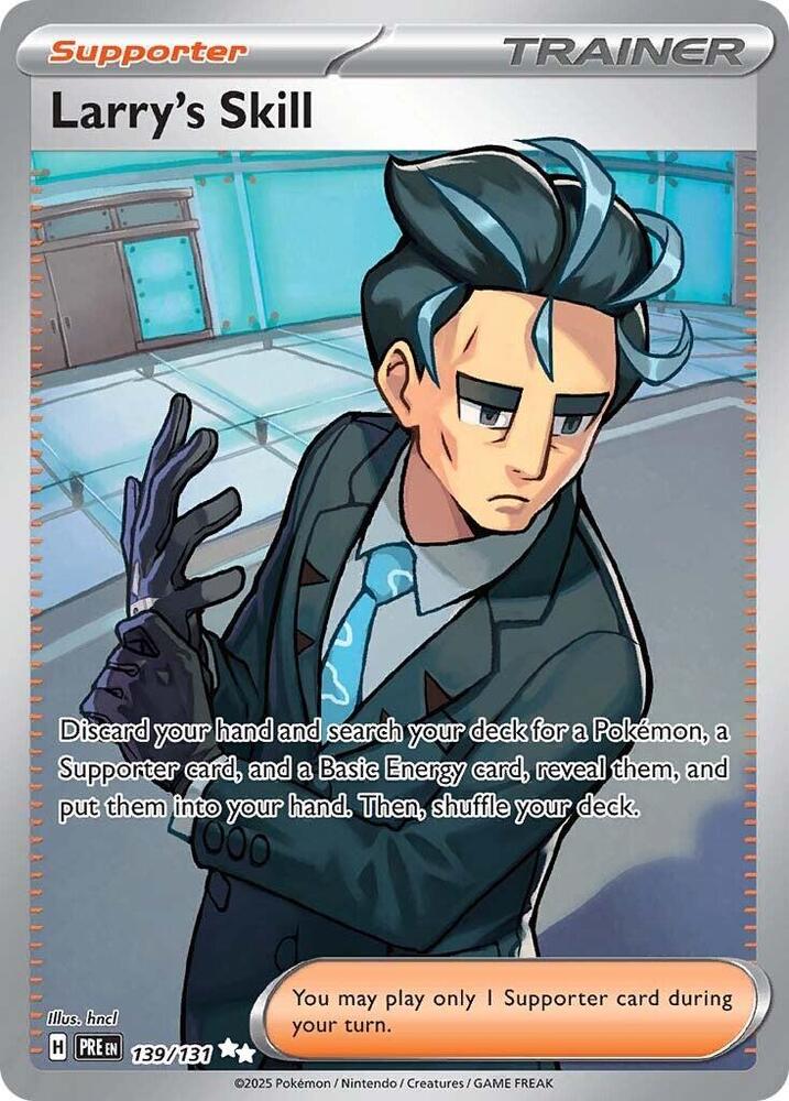 Larry's Skill (139/131) [Scarlet & Violet: Prismatic Evolutions] | Jack's On Queen