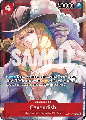 Cavendish (Box Topper) (OP01-008) [Romance Dawn] | Jack's On Queen