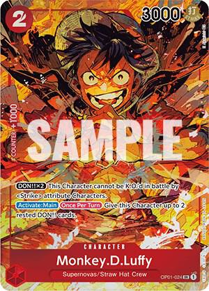 Monkey.D.Luffy (024) (Parallel) (OP01-024) [Romance Dawn] | Jack's On Queen