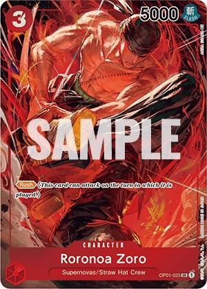 Roronoa Zoro (025) (Parallel) (OP01-025) [Romance Dawn] | Jack's On Queen