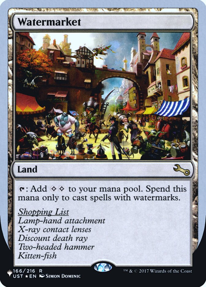 Watermarket (Unfinity Foil Edition) [The List] | Jack's On Queen