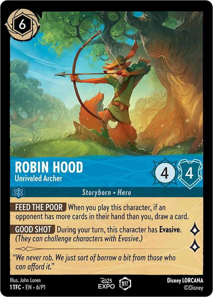 Robin Hood - Unrivaled Archer (6) [D23 Promos] | Jack's On Queen