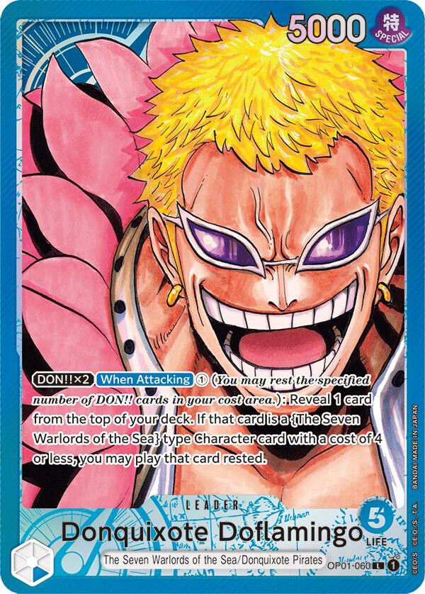 Donquixote Doflamingo (060) (Parallel) (OP01-060) [Romance Dawn] | Jack's On Queen
