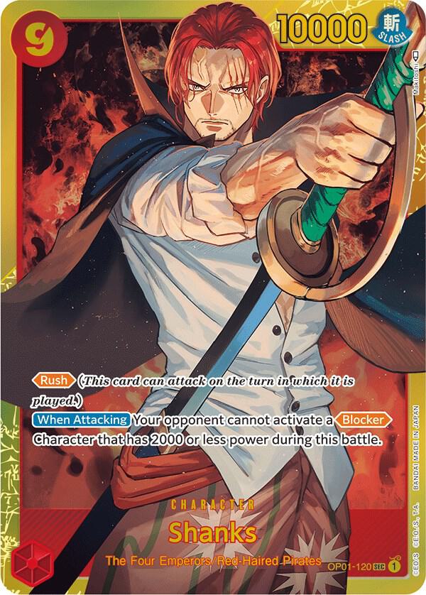 Shanks (OP01-120) [Romance Dawn] | Jack's On Queen