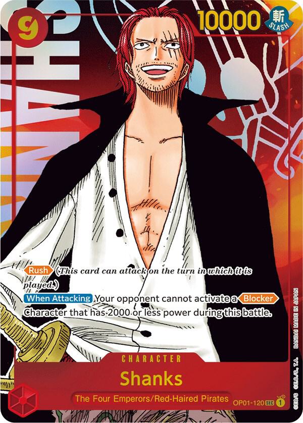 Shanks (Parallel) (OP01-120) [Romance Dawn] | Jack's On Queen