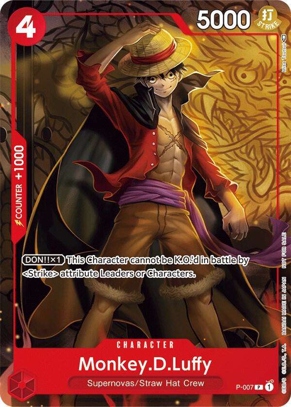 Monkey.D.Luffy - P-007 (Tournament Pack Vol. 1) (P-007) [One Piece Promotion Cards] | Jack's On Queen