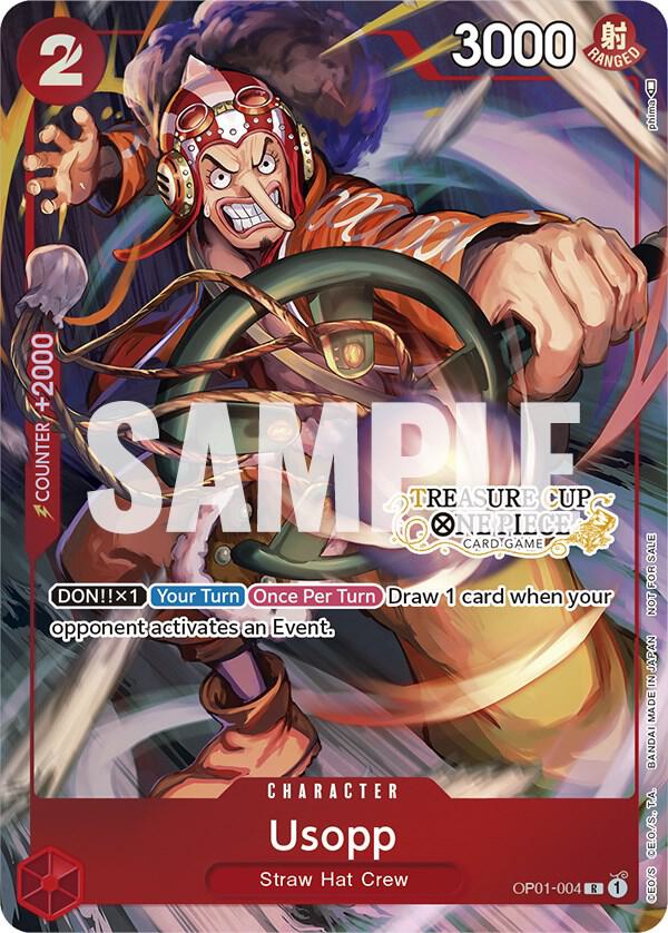 Usopp - OP01-004 (Treasure Cup) (OP01-004) [One Piece Promotion Cards] | Jack's On Queen