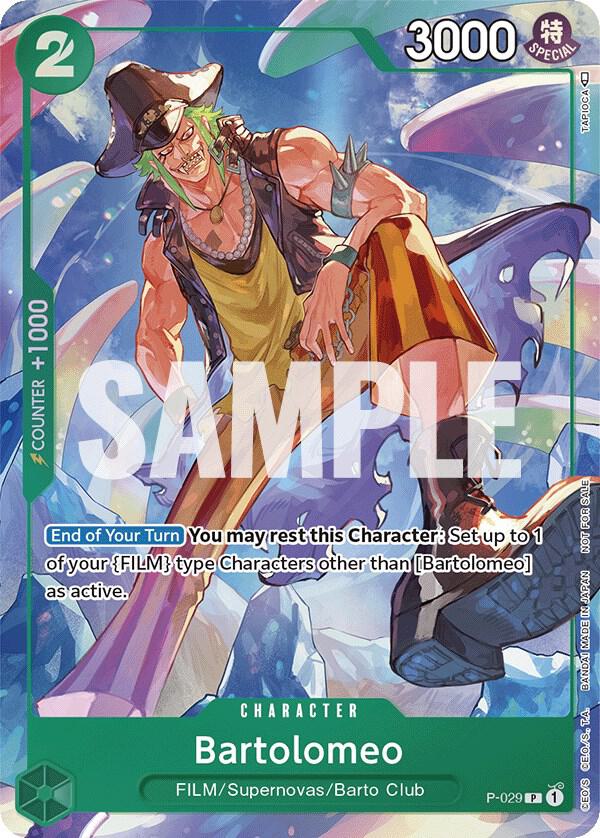 Bartolomeo (Event Pack Vol. 1) (P-029) [One Piece Promotion Cards] | Jack's On Queen