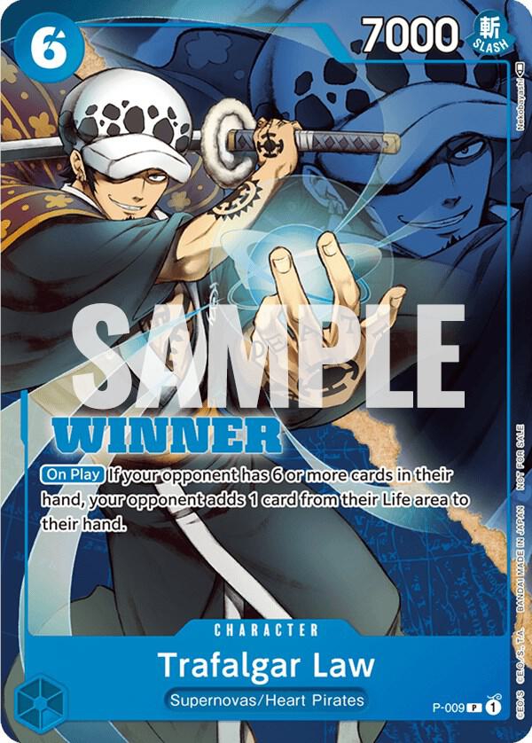 Trafalgar Law - P-009 (Winner Pack Vol. 1) (P-009) [One Piece Promotion Cards] | Jack's On Queen