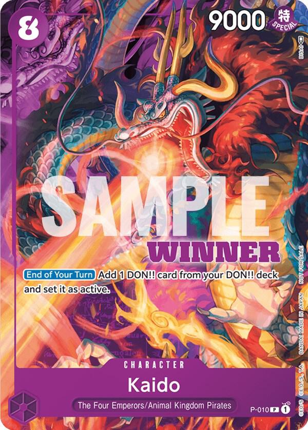 Kaido - P-010 (Winner Pack Vol. 1) (P-010) [One Piece Promotion Cards] | Jack's On Queen