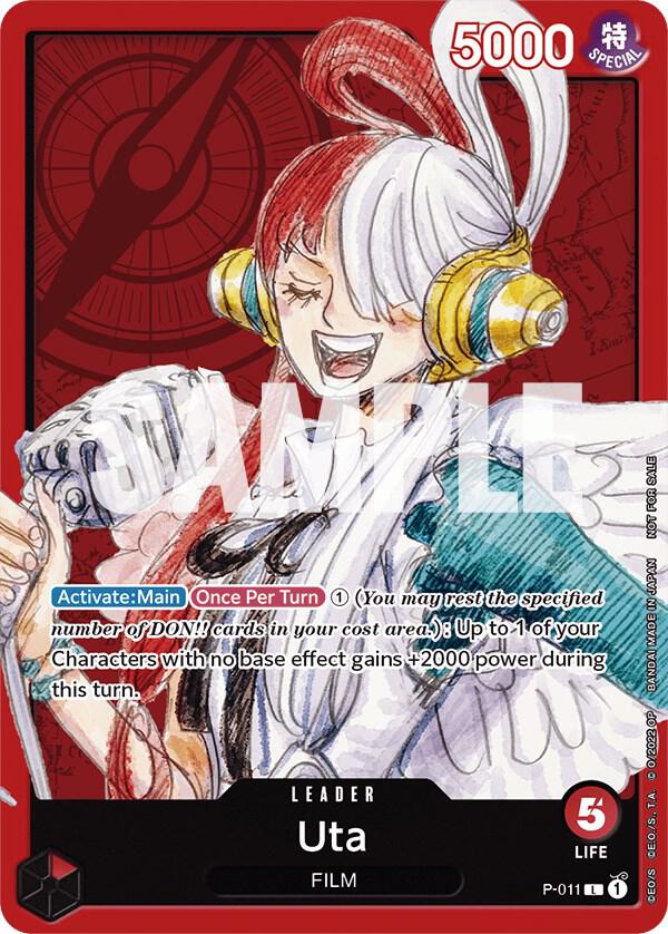 Uta (One Piece Film Red) (P-011) [One Piece Promotion Cards] | Jack's On Queen