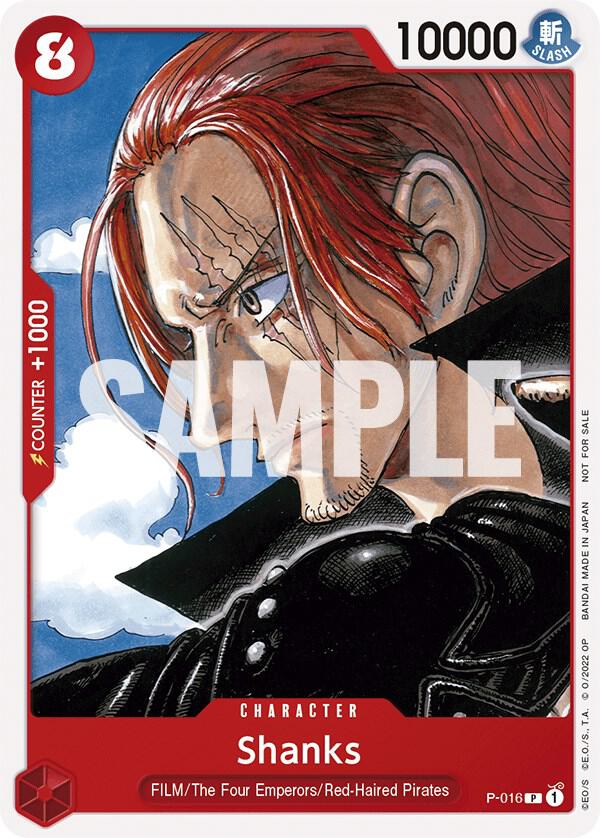 Shanks (One Piece Film Red) (P-016) [One Piece Promotion Cards] | Jack's On Queen