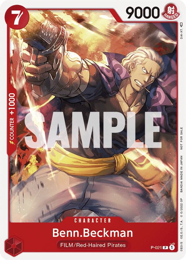 Benn.Beckman (One Piece Film Red) (P-021) [One Piece Promotion Cards] | Jack's On Queen
