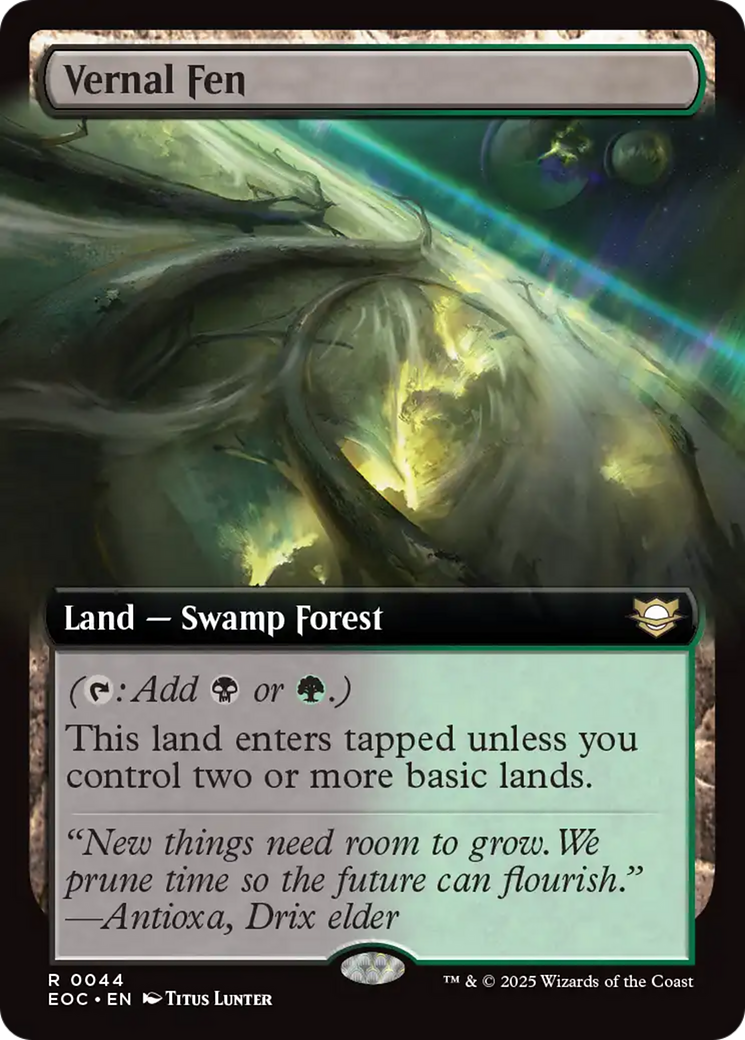 Vernal Fen (Extended Art) [Edge of Eternities Commander] | Jack's On Queen